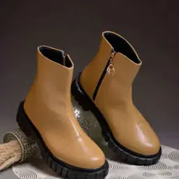 Women Heigh Ankle-Length Boots-image-85