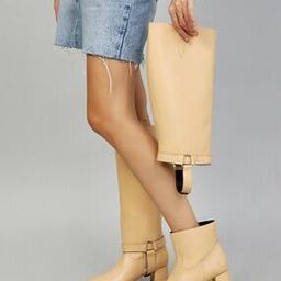 yoho Women Knee-Length Boots With Pu Upper-picture-23