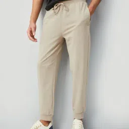 max Men Mid Rise Athleisure Joggers image 1