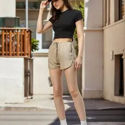 Women Relaxed Fit Shorts-image-41