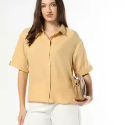 fyre rose Women Relaxed Fit Shirt with Spread Collar-picture-15