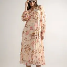 vero moda Women Floral Print Fit & Flare Dress-picture-16