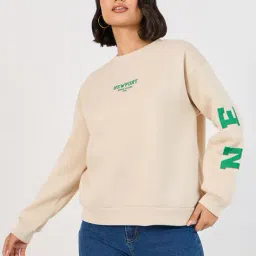 styli Women Typographic Sweatshirt image 1