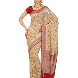 ptiepl banarasi silk works Traditional Saree with Contrast Border-picture-25