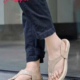 shoetopia Women T-Strap Flat Sandals with Cutwork-picture-47