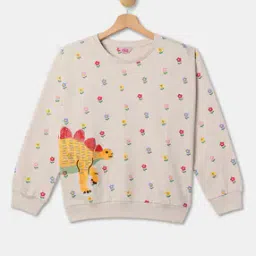 r&b Girls Printed Regular Fit Crew-Neck Sweatshirt-picture-28