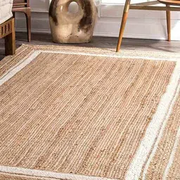 habere india Hand Woven Jute Carpet & Rugs 5'' x 8'' image 1
