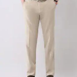 ad by arvind Men Slim Fit Mid Rise Chinos-picture-5
