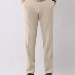 ad by arvind Men Slim Fit Mid Rise Chinos image 1