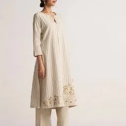 anni designer Women Floral Print Straight Kurta Set-picture-30