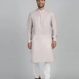 modi kurta Men Regular Fit Short Kurta with Full Sleeves image 1