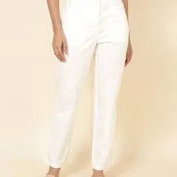 fabindia Mid-Rise Pants with Insert Pockets-picture-29