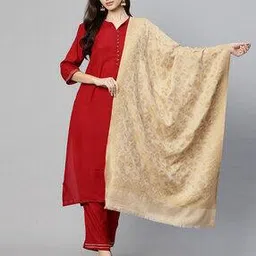 swi stylish Women Ethnic WearFloral Stole-picture-30