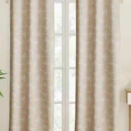 home centre Set of 2 Printed Blackout Door Curtains image 1