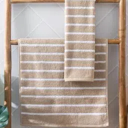 home centre Set of 2 Striped Hand Towels-picture-27