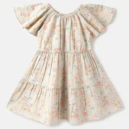 united colors of benetton Floral Print Tiered Dress-picture-47