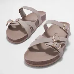 forever glam by pantaloons Women Open-Toe Slip-On Sandals-picture-49