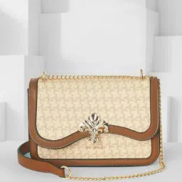 van heusen Women Sling Bag with Chain Strap image 1