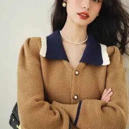 yuniqee Women Colour-block Cardigan-picture-37