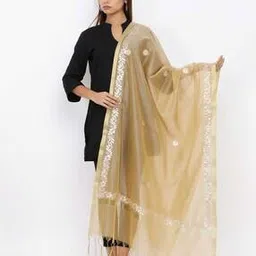 jabama Chanderi Cotton Gota Patti Work Dupatta-picture-24