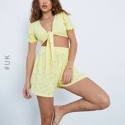 i saw it first Schiffli Embroidered Shorts-picture-47