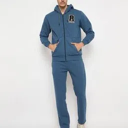 Men Slim Fit Hoodie & Joggers Outdoor Tracksuit-image-6