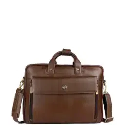hammonds flycatcher Genuine Leather 15.6" Laptop Messenger Bag-picture-27