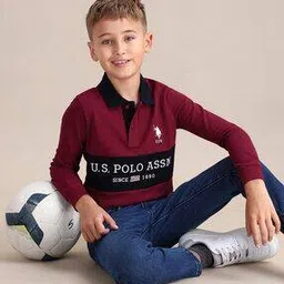 u.s. polo assn. Boys Brand Print Regular Fit Polo T-Shirt-picture-13