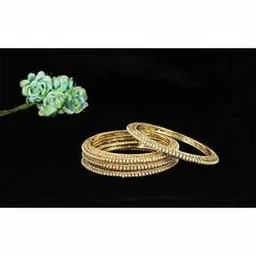 lavazza Women Traditional Gold Plated Alloy Metal Bangle-picture-53