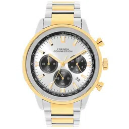 french connection Men Chronograph Watch with Stainless Steel Strap-FCN0120TM image 1