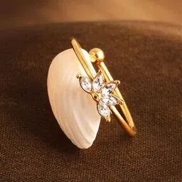 palmonas Women Sterling Silver Stone Studded Ring-picture-38