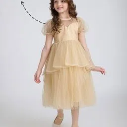 Girls Embellished Fit and Flare Dress-image-64