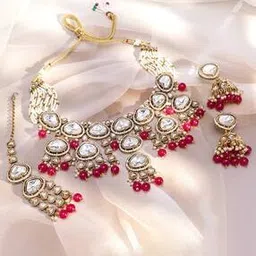 rubans Women Gold-Plated Stone-Studded Multi-Piece Set-picture-45