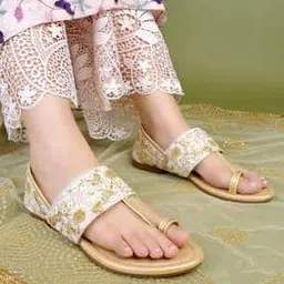 stylestry Women Embroidered Toe-Ring Sandals-picture-29