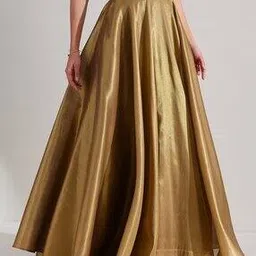 Women Maxi A-line Skirt-image-0