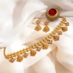 rubans Women Necklace and Earrings Set-picture-12