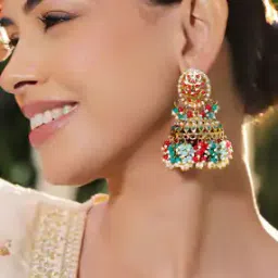 rubans Women Stone-Studded Chandbali Earrings-picture-27