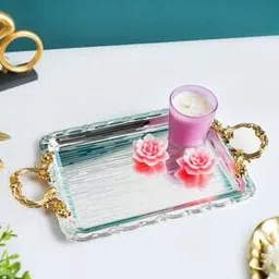market 99 Gold-Plated Rectangular-Shaped Tray-picture-10