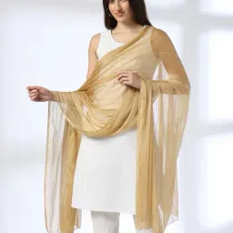 avaasa mix n' match Women Striped Dupatta image 1