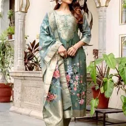 indie picks Embellished and Embroidery Straight Kurta Set-picture-36