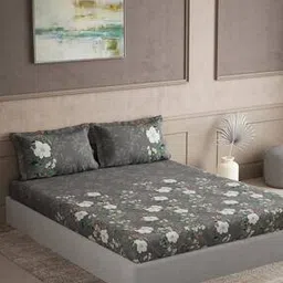 Cotton Ethnic Bedsheet with 2 Pillow Covers-image-31