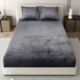 jaipur fabric 150 Gsm Double Bedsheet with 2 Pillow Covers-picture-31