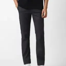 van heusen Men Mid Rise Slim Fit Trousers-picture-13