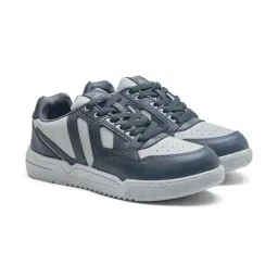 asian Men Colourblock Low-Top Lace-Up Shoes  image 1