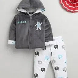 bumzee Printed Hooded-Neck Set-picture-38