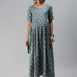 swishchick Women Floral Fit and Flare Dress-picture-46