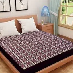 dream care Waterproof Terry Cotton Fitted Mattress Protector-picture-26