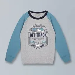 hopscotch Boys Regular Fit Typographic Print Sweatshirt-picture-34
