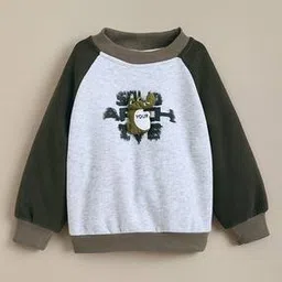 Boys Regular Fit Round-Neck Sweatshirt  -image-12