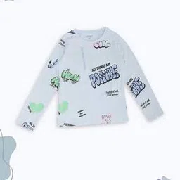 pantaloons junior Girls Typographic Print Regular Fit Crew-Neck T-Shirt -picture-14